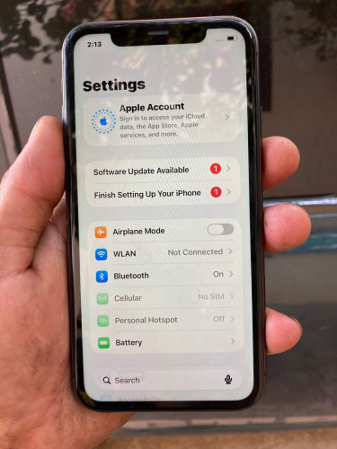 iPhone 11 CH/A64g សាណុំ អត់ជាប់ អេក្រង់សុីន មានស្កេន ប្រើបានសុីម2