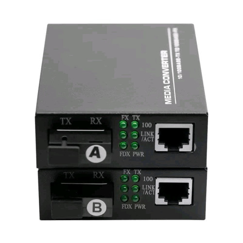 Media converter Fiber Ethernet gigabit 20km