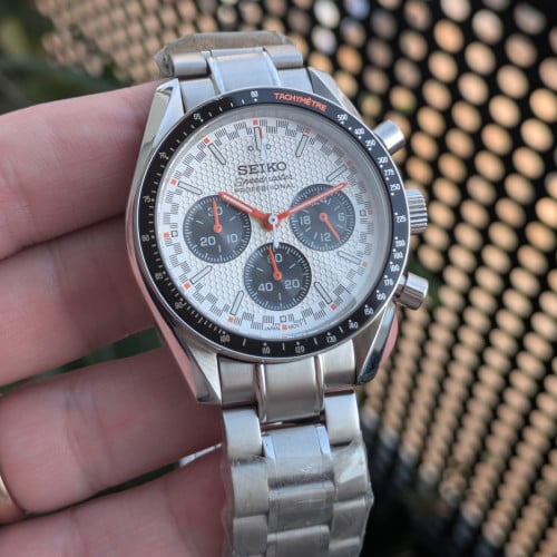 Seiko Mod watch, 39.7mm case, Sapphire glass, Genuine Seiko VK63 Movement