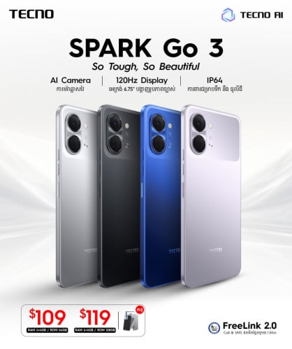 Tecno spark go 3 brand new , warranty 1 year