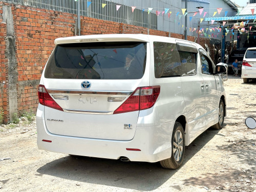 TOYOTA ALPHARD 2012 Hybrid Full Option ពណ៌ស ក្នុងខ្មៅ