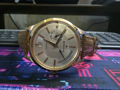 Zenith Captain Power Reserve rose gold មុខ 40mm