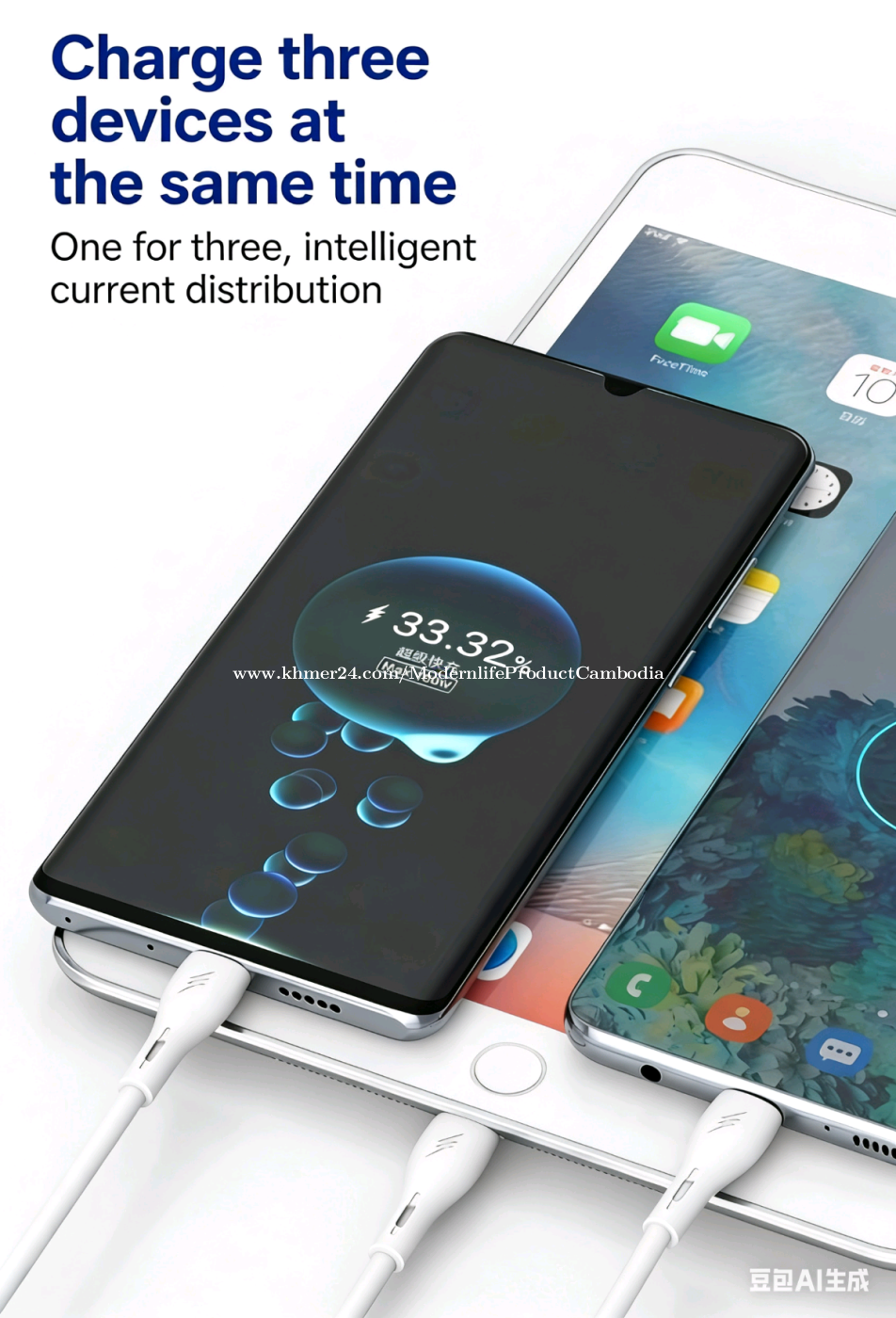 3 in 1 USB cable