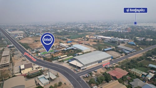🏡 ដី លើផ្លូវ​ទំនប់​កប់ស្រូវ ជិតបុរី ពិភពថ្មីឈូកវ៉ា2 ត្រូវការលក់បន្ទាន់ខ្លាំង