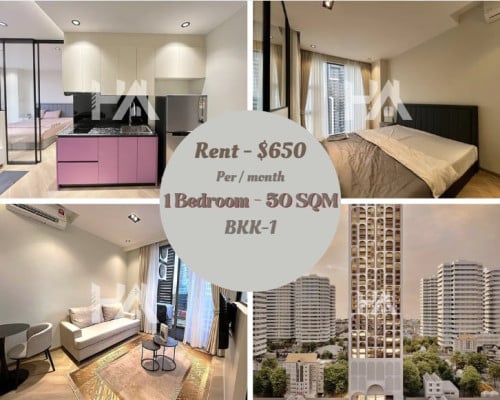BKK-1 Condo Time Square 306 for rent