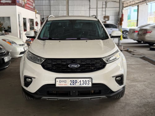 Ford Territory 2022 White ធានាមេឡាន❤️6មុឺនគីឡូហ្សុីន