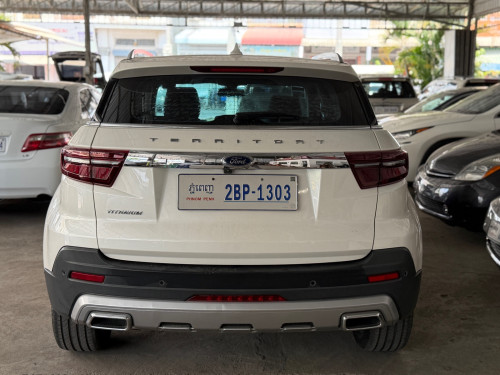 Ford Territory 2022 White ធានាមេឡាន❤️6មុឺនគីឡូហ្សុីន