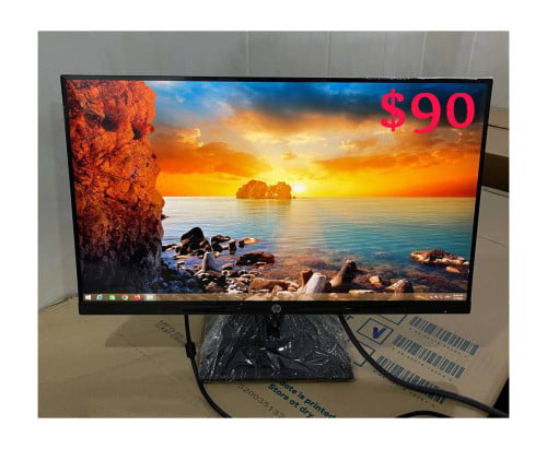 HP Monitor អត់គែម 24"    2ndhand Promotion  $105 => Discount $90