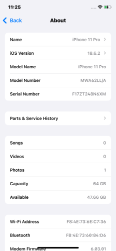 iPhone 11 Pro 64GB LL/A