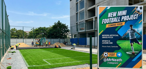 New Football field (តំឡើងតារាងបាល់ថ្មី)