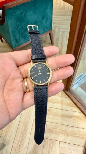 Original Rare Vintage SEIKO Galaxy Quartz Dress Watch Black Dial SGP 1983 - (Condition 90%)
