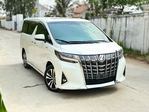 TOYOTA ALPHARD 2015 Executive Lounge Hybrid Full Option ពណ៌ស ក្នុងខ្មៅ (Upgrade 022)