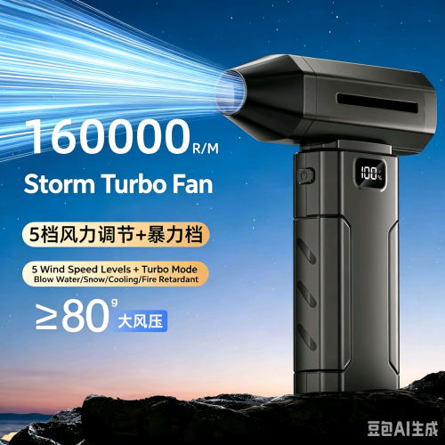 Turbo fan 160000r/m