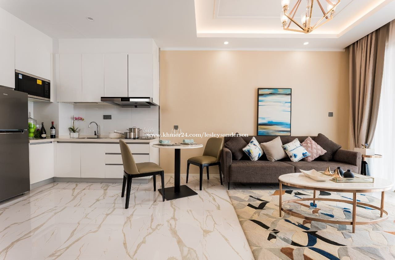 1 bed 1 bath Condo for Rent in Daun Penh