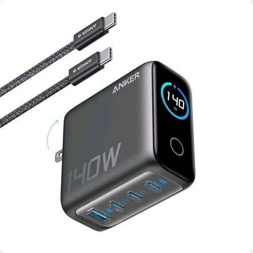 Anker 140W Charger ថ្មី មានខ្សែ 240W ប្រវែង 1.5m