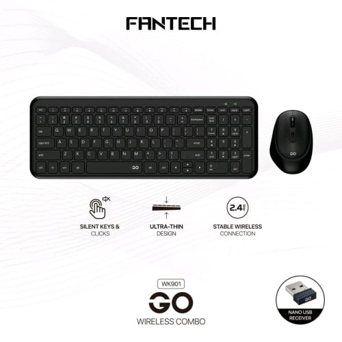 Fantech WK901 GO Wireless Mouse Keyboard Combo