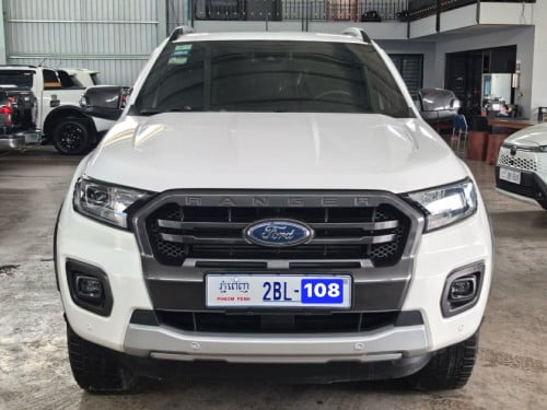Ford Ranger 2020Full option (ឆ្វេងសុីន)ចូលតាមក្រុមហ៊ុន ford Wildtrak full option