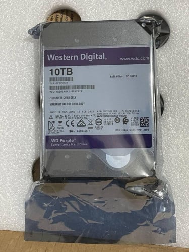 HDD Destop 10TB New Brand WD Purple ទើបចូលស្តុកថ្មី ថ្មីប្រអប់ មានការធានា1ឆ្នាំ