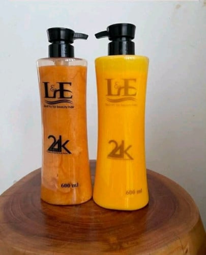 L&E shampoo and conditioner 600ml each bottle