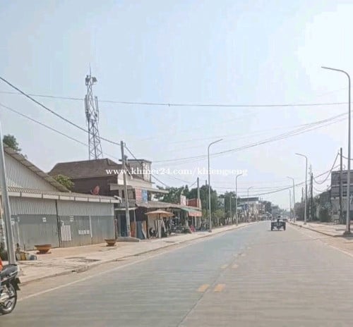 ឃ្លាំងជួល ទំហំឃ្លាំង 15*40  នៅជាប់ផ្លូវស៊ុបរំដួល ផ្លូវបេតុងទំហំ25m