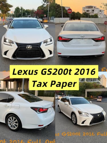ក្រដាសពន្ធ​ Gs200t 2016 full option