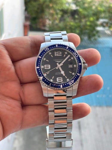 Longine Hydro Conquest Sunray Blue Dial and Blue Bezel for Sale
