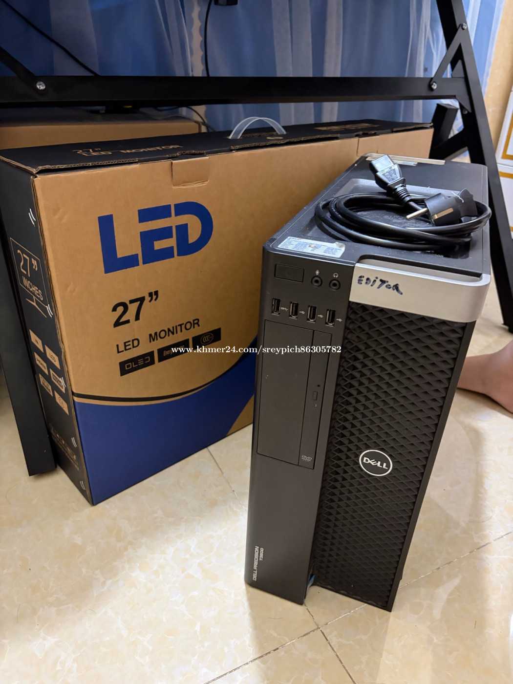 កុំព្យូទ័រលក់បង 285$ចចារ