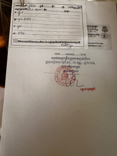 ដីលក់ខាតជាប់ជើងភ្នំពាក់ស្នែងទិញទុកចំនេញច្រើនលើផ្លូវធំចាក់បន្ទាយស្រី