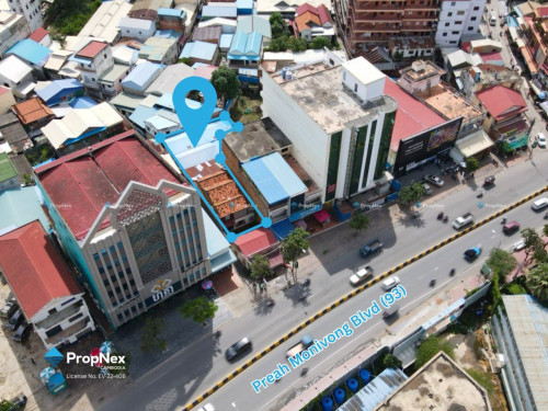 ដីនិងផ្ទះសម្រាប់លក់បន្ទាន់លើមហាវិថីព្រះមុនីវង្ស តម្លៃក្រោមទីផ្សារ