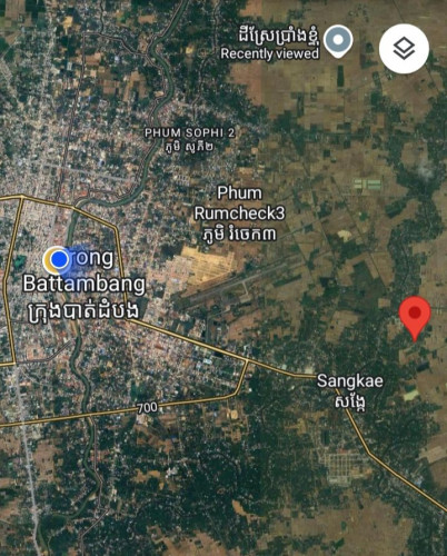 លក់ដីឡូតិ៍ប្លង់រឹង ក្បាលដី៨ម៉ែត្រ ជិតប្រជុំជន