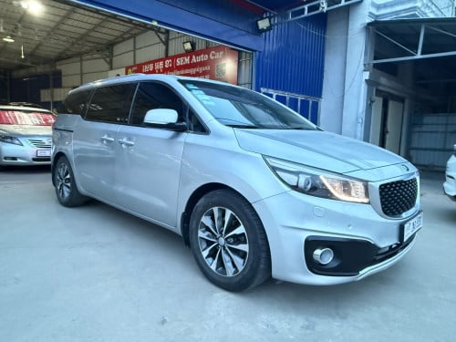 ឃ្លាំងលក់រថយន្ត សេម អូតូ ខា💰មានបង់ រំលស់100% បង់120$-250$🚗KIA CARNIVAL  2016 V6  Full option
