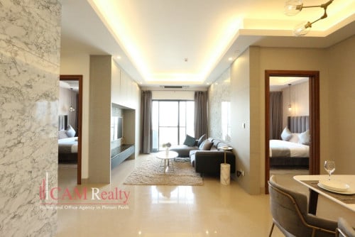 2 bedrooms service apartment for rent near Tuol Kork