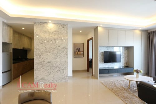 2 bedrooms service apartment for rent near Tuol Kork
