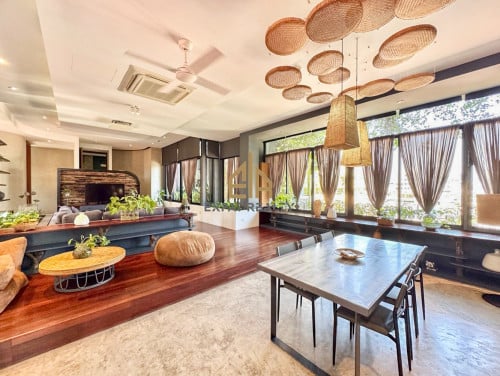 3 Bedroom Services Apartment for rent- Tonle Basac-Phnom Penh.