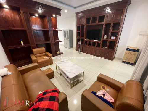 4 BR Link Villa For Rent In Borey Chip Mong Sen Sok