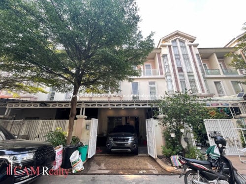 4 BR Link Villa For Rent In Borey Chip Mong Sen Sok