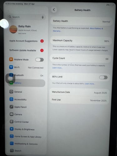 Ipad a16 99%