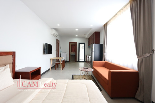 Modern style studio serviced apartment for rent in Tonle Basak