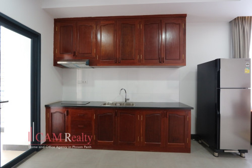 Modern style studio serviced apartment for rent in Tonle Basak