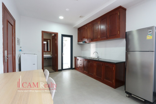 Modern style studio serviced apartment for rent in Tonle Basak