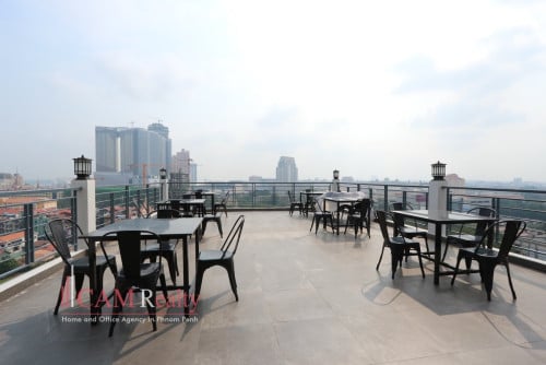 Modern style studio serviced apartment for rent in Tonle Basak