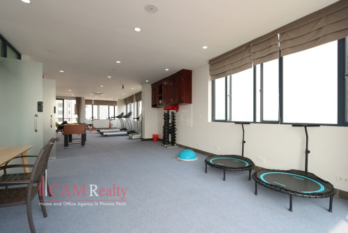 Modern style studio serviced apartment for rent in Tonle Basak