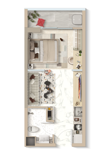 Morgan Central City | 1 Bedroom | 29XXX$