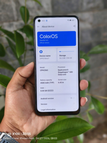 OppO Reno 7