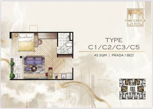 Time Square 11 Off Plan 1 bedroom for sale