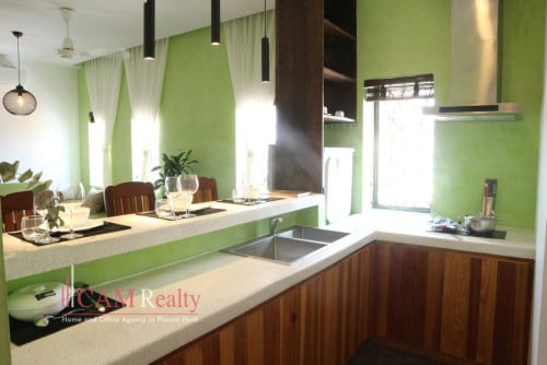 Western style 1 bedroom serviced apartment for rent in Russian Market