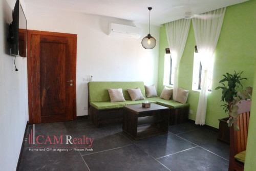 Western style 1 bedroom serviced apartment for rent in Russian Market