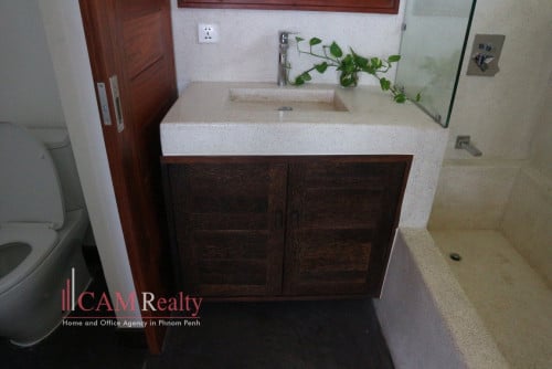 Western style 1 bedroom serviced apartment for rent in Russian Market