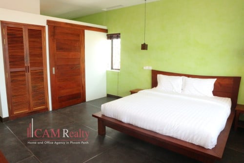 Western style 1 bedroom serviced apartment for rent in Russian Market