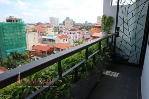 Western style 1 bedroom serviced apartment for rent in Russian Market